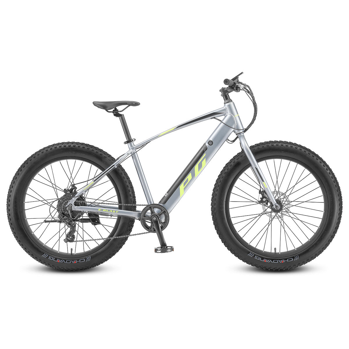 E-Blast Electric Fat Tyre Bike Silver