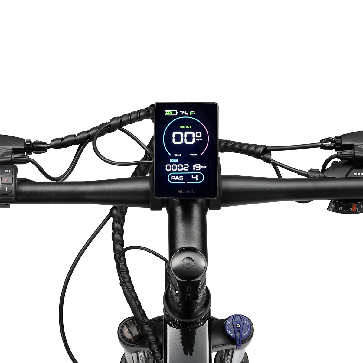 E-Rover Electric Folding MTB 26" - Gloss Black