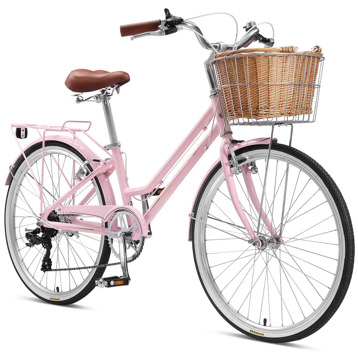 pink small bike