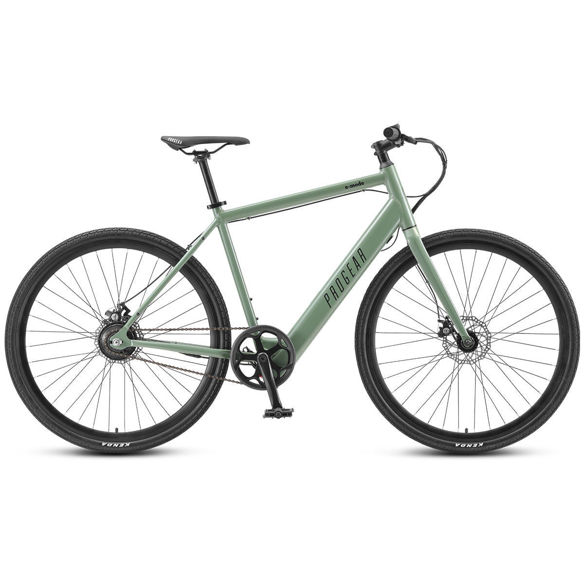 E-Mode Flatbar Electric Road Bike Army Green