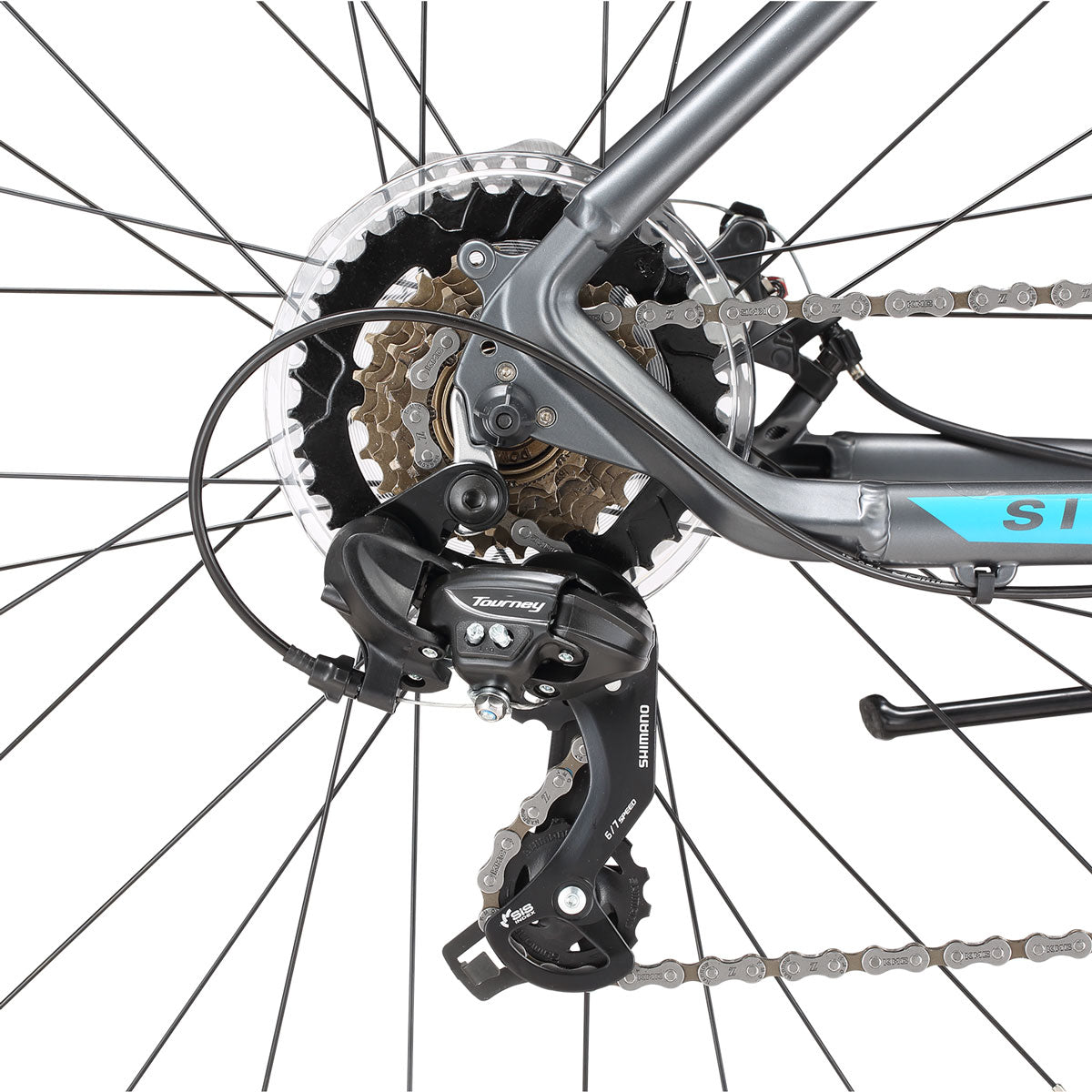 Sierra Hybrid Bike Graphite Grey