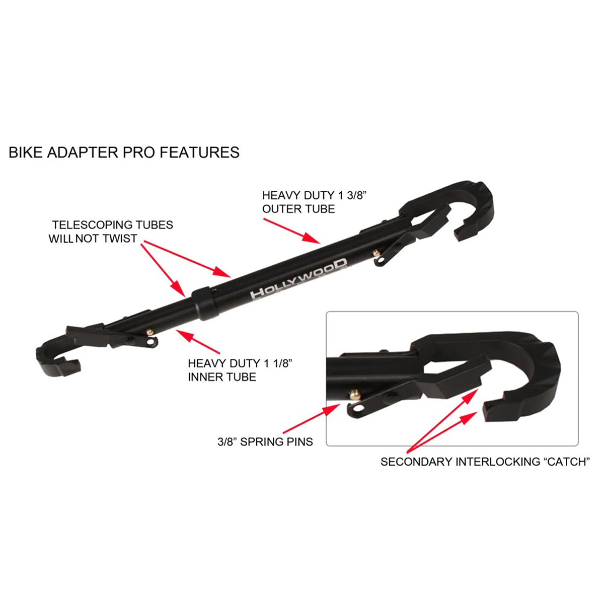 Hollywood BA-PRO Bike Adapter Pro