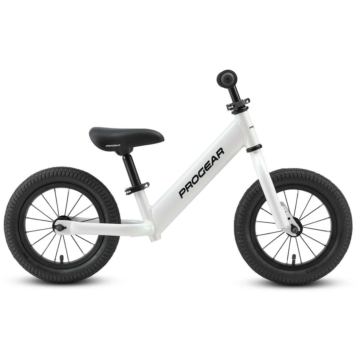 DuraLite Kids Balance Bike 12" - Pearl White