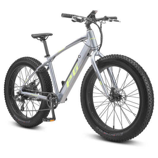 E-Blast Electric Fat Tyre Bike Silver