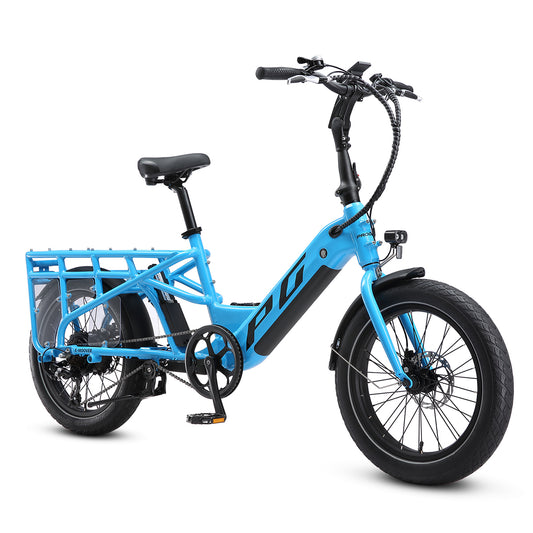 E-Moover Cargo Bike - Electric Blue