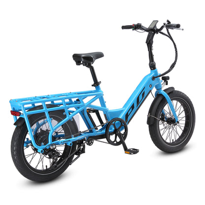 E-Moover Cargo Bike - Electric Blue