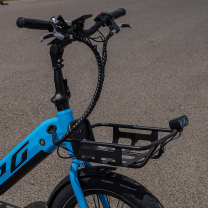 E-Moover Cargo Bike + Transporter Kit - Electric Blue