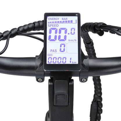 E-Moover Cargo Bike + Hauler Kit - Electric Blue