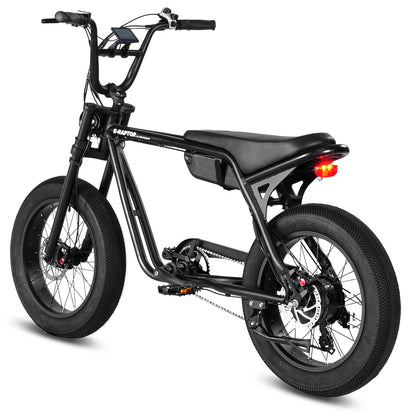 Progear E-Raptor 20" Electric Street Bike - Matte Black + Throttle