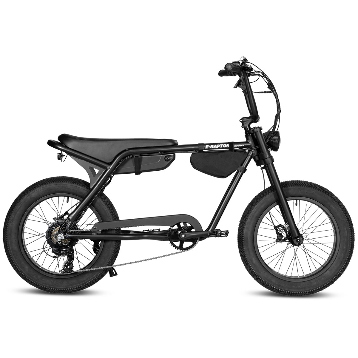 Progear E-Raptor 20" Electric Street Bike - Matte Black + Throttle