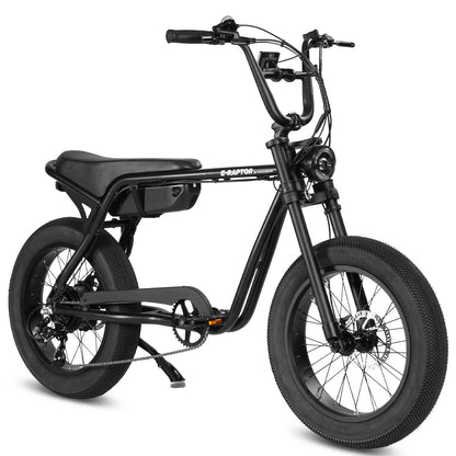 E-Raptor 20" Electric Street Bike - Matte Black (250w)