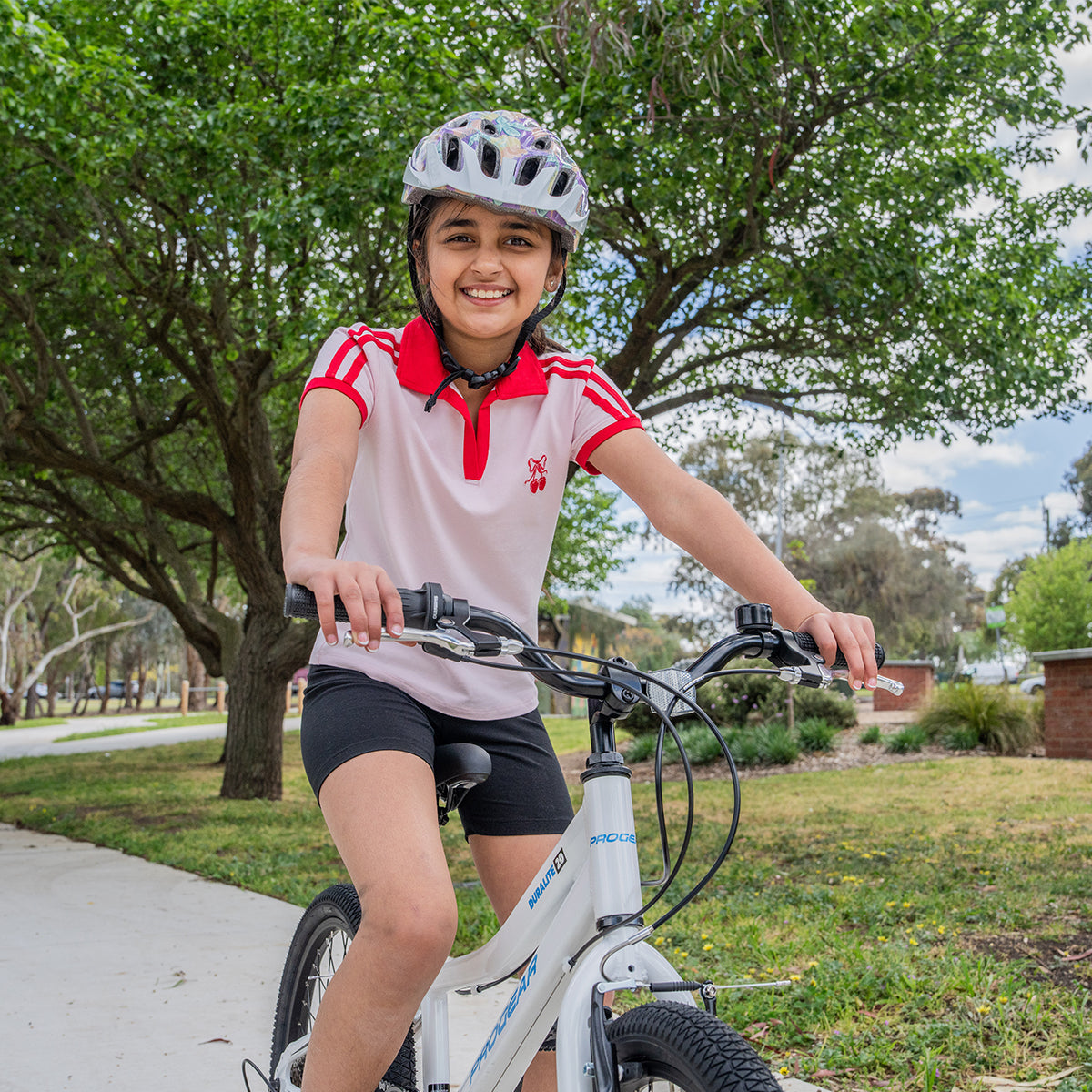 DuraLite 7 Speed Kids Bike 20" - Pearl White