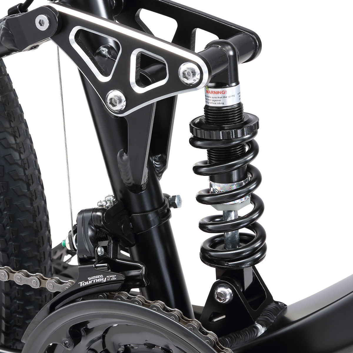 Trail Dual Suspension Mountain Bike - Black Ember