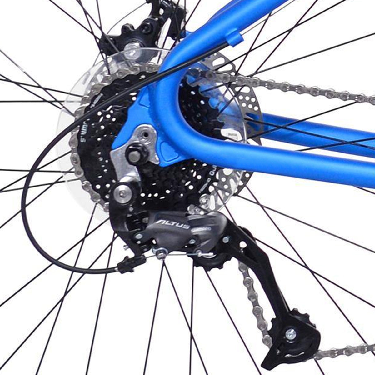All-Rounder Multi-Speed Cruiser BMX Bike 29" Blue