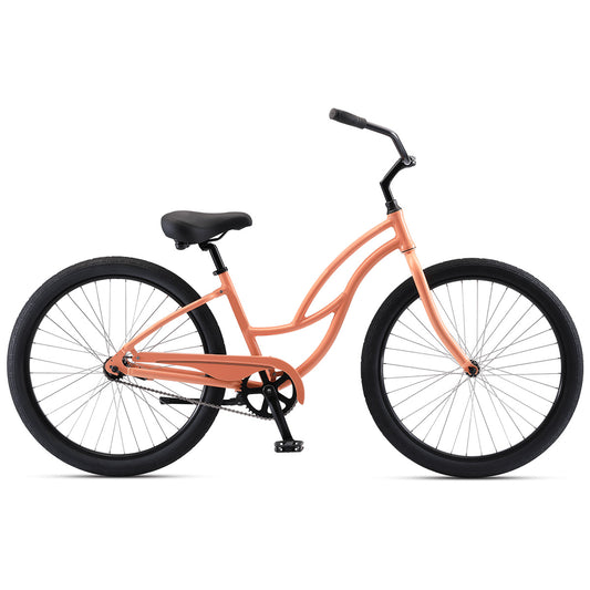 Comfort Coaster EA1 Low-Step Through Single Speed Cruiser Bike Orange (Medium, 15")