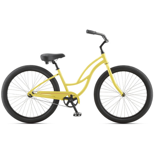 Comfort Coaster EA1 Low-Step Through Single Speed Cruiser Bike Yellow (Medium, 15")