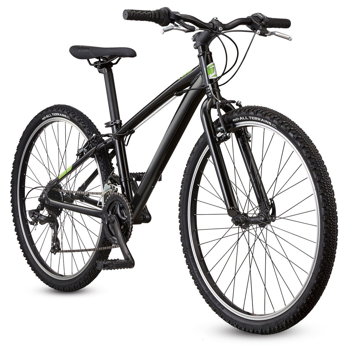 Featherlight 26" Kids Hardtail Mountain Bike - Black (Medium, 15")