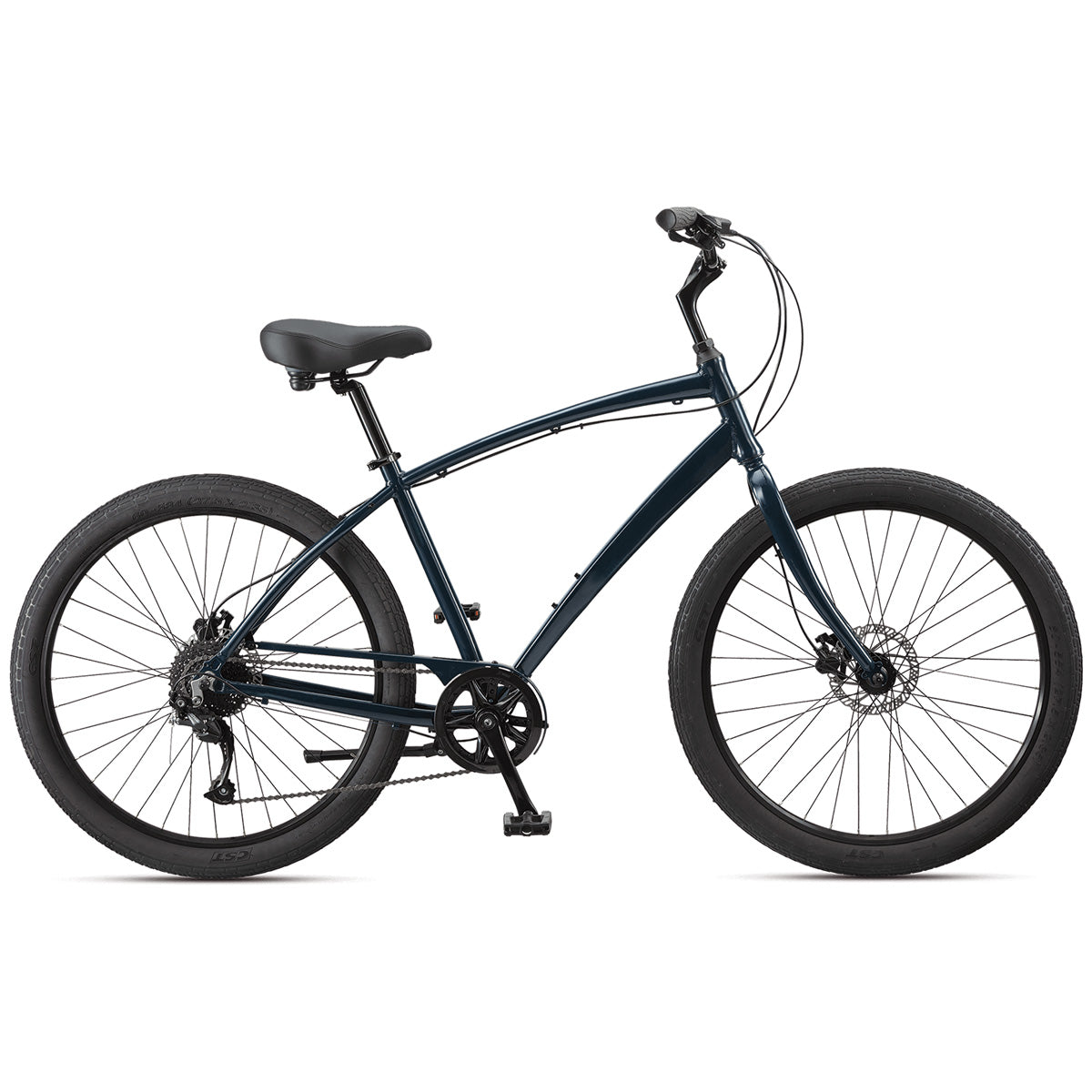 Comfort Street HD Hybrid Cruiser Bike Dark Blue (Medium, 17")