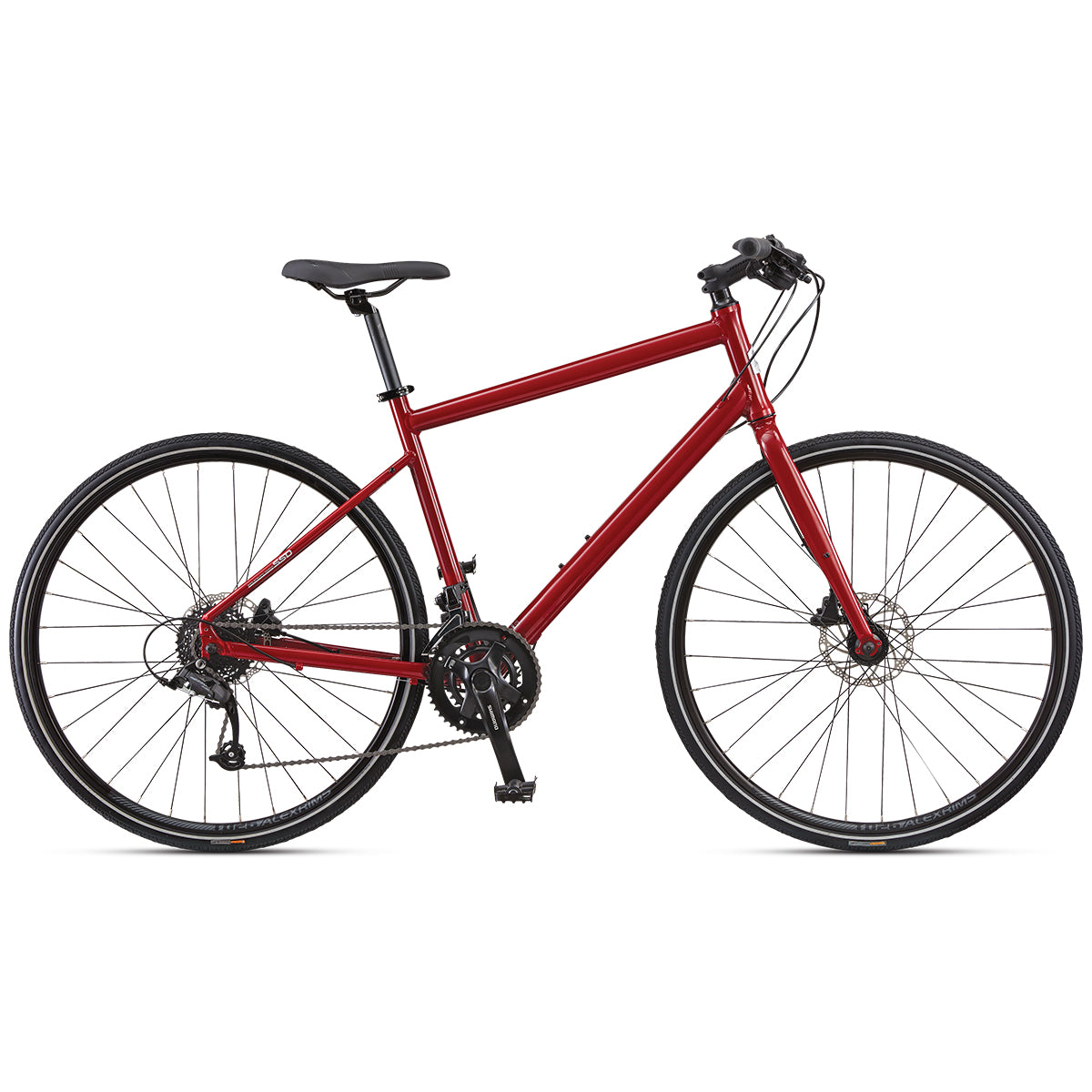 Vivace A2 Hybrid Bike - Red (Medium, 17")