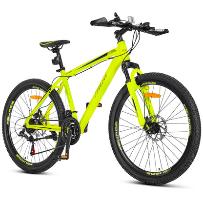 Surge Hardtail Mountain Bike 26" Fluro Yellow