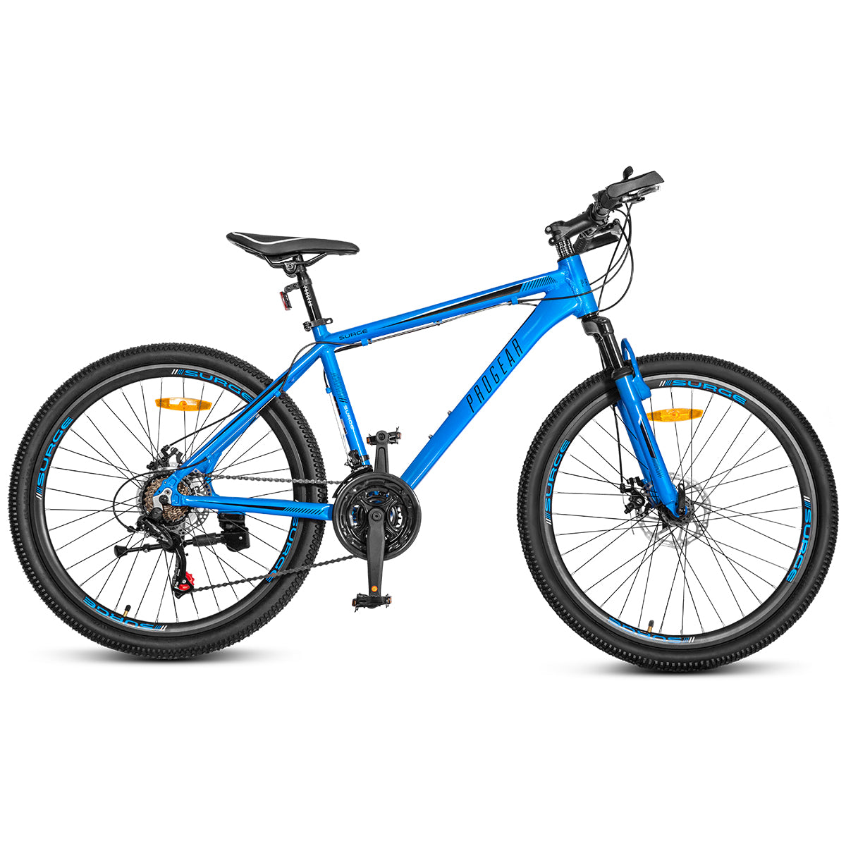 bright coloured bikes