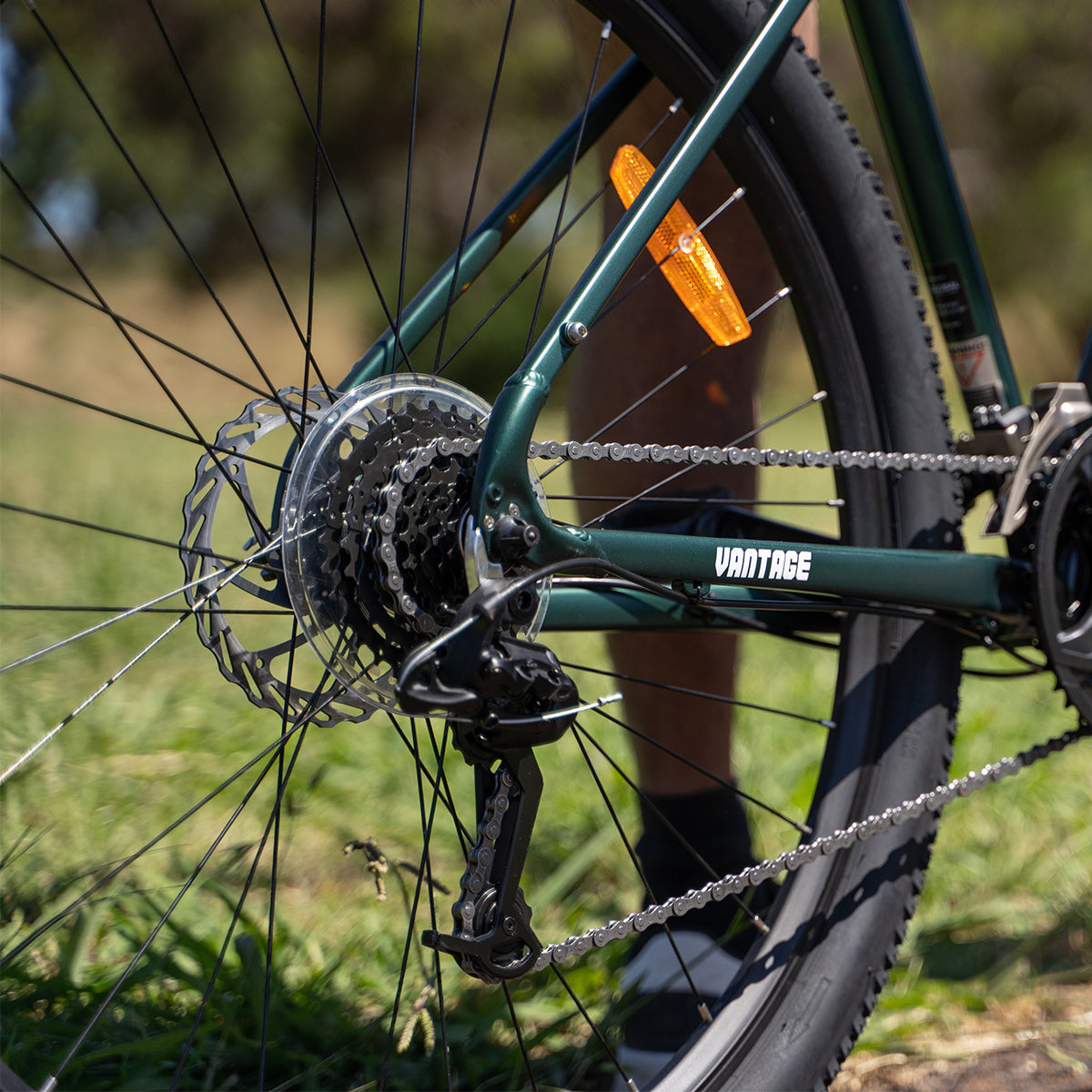 Vantage Hardtail Mountain Bike in British Racing Green